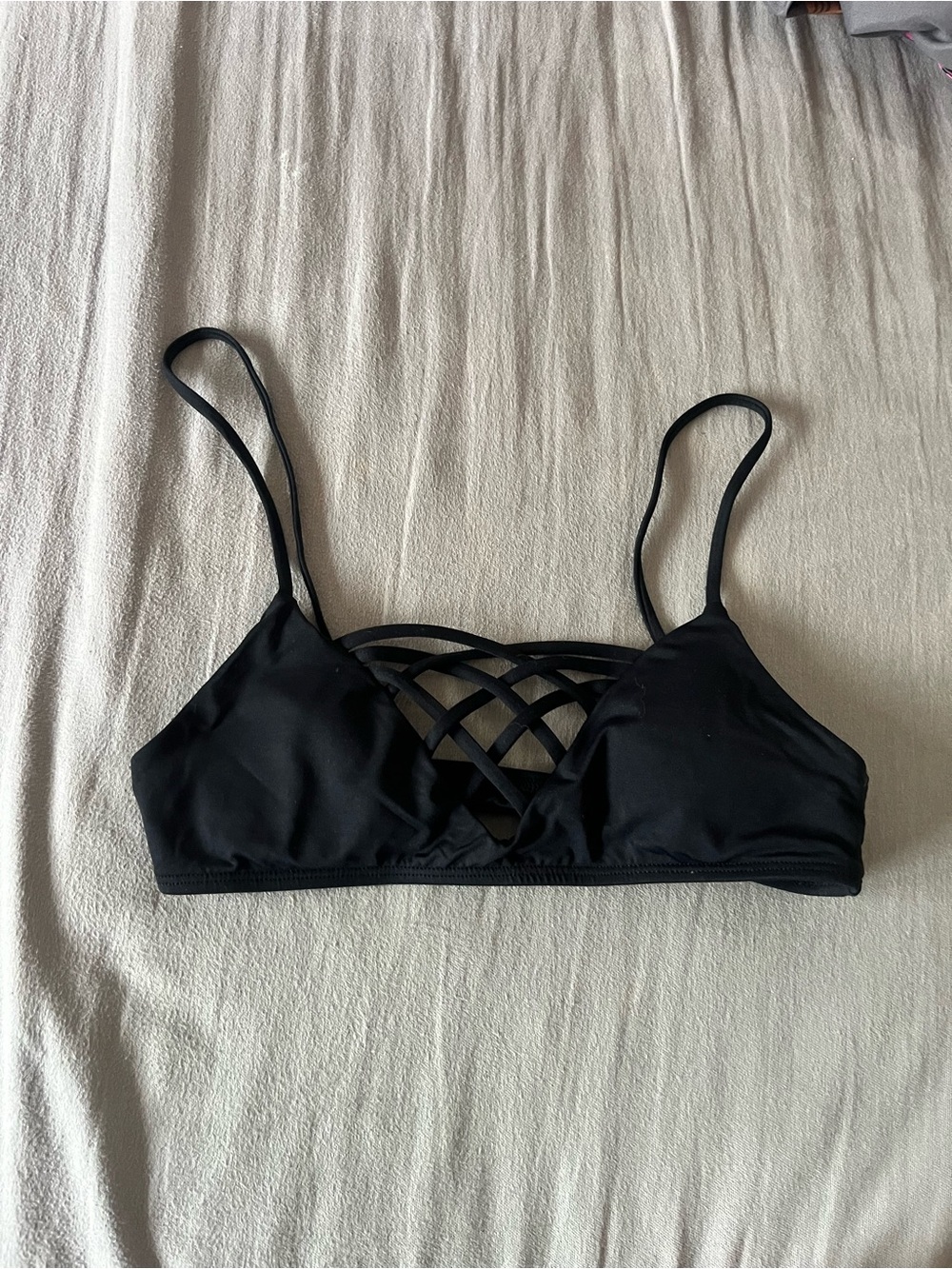 Black Strappy Bralette - Women Intimates & Sleepwear